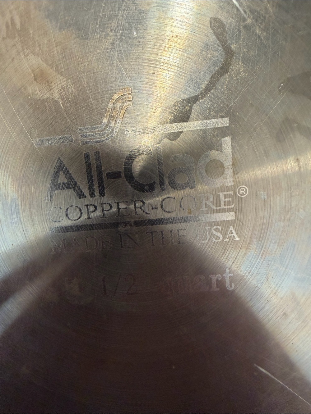 All clad copper core and Stainless Steel Covered Pan - Picture 5 of 6